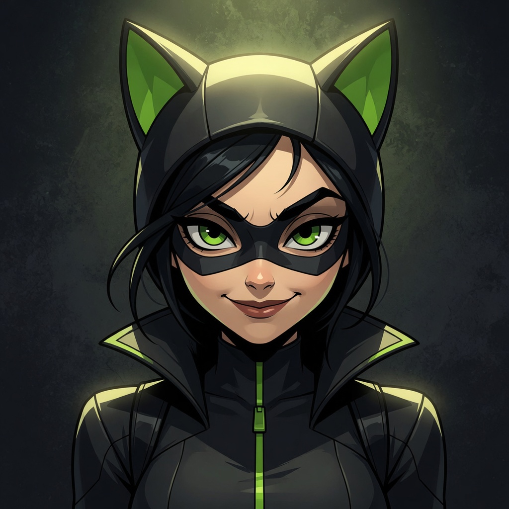 CATWOMAN wanted portrait